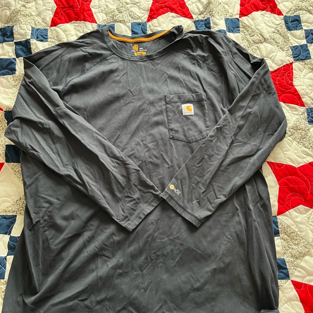 Carhartt Men's Gray Long Sleeve Shirt